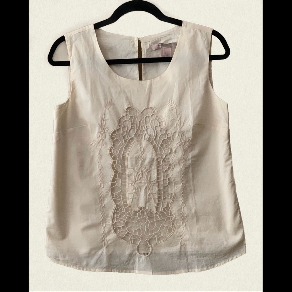 Beige dressy tanktop